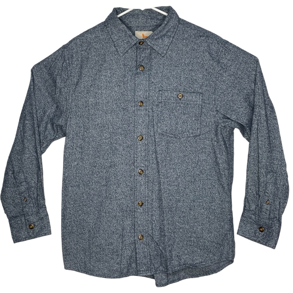 Field & Stream Shirt Mens Size M Button-Up Heavy Cotton